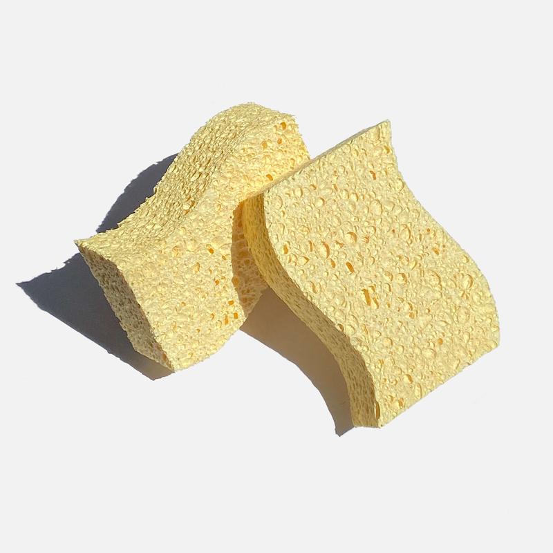 zero waste club biodegradable kitchen sponges pack of 2