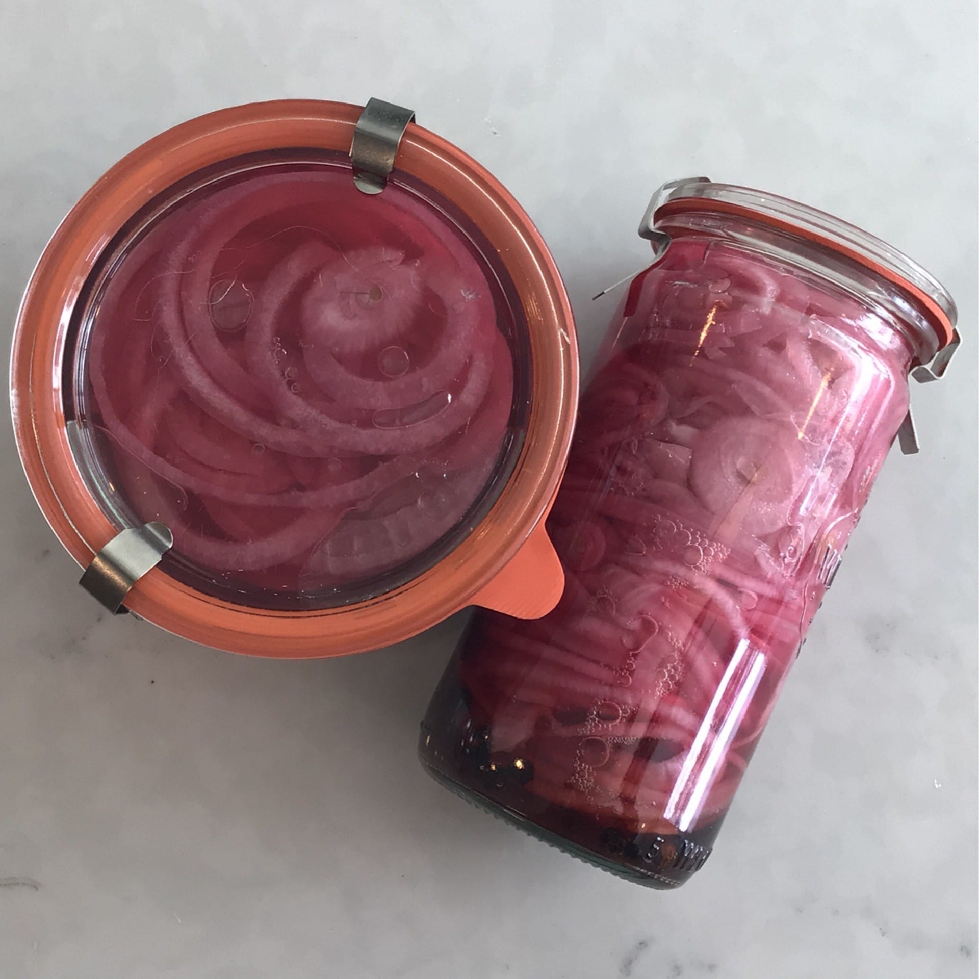 house made pickled red onions