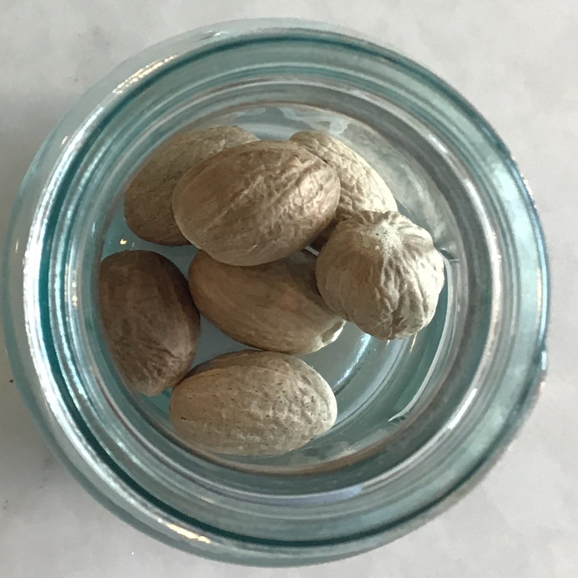 Buy down to one nutmeg pod (don’t buy a whole container when you don’t need it)