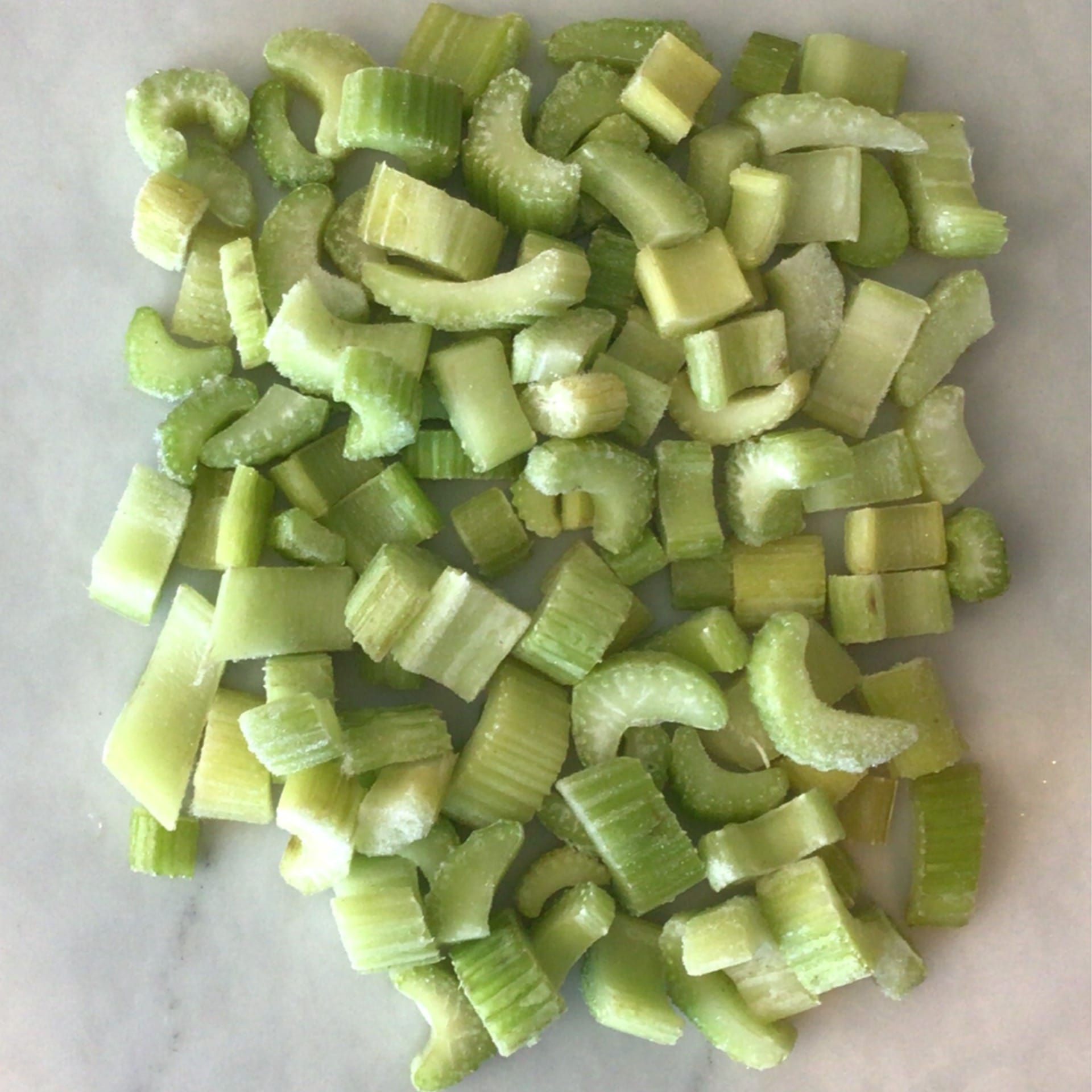 sold out chopped frozen celery