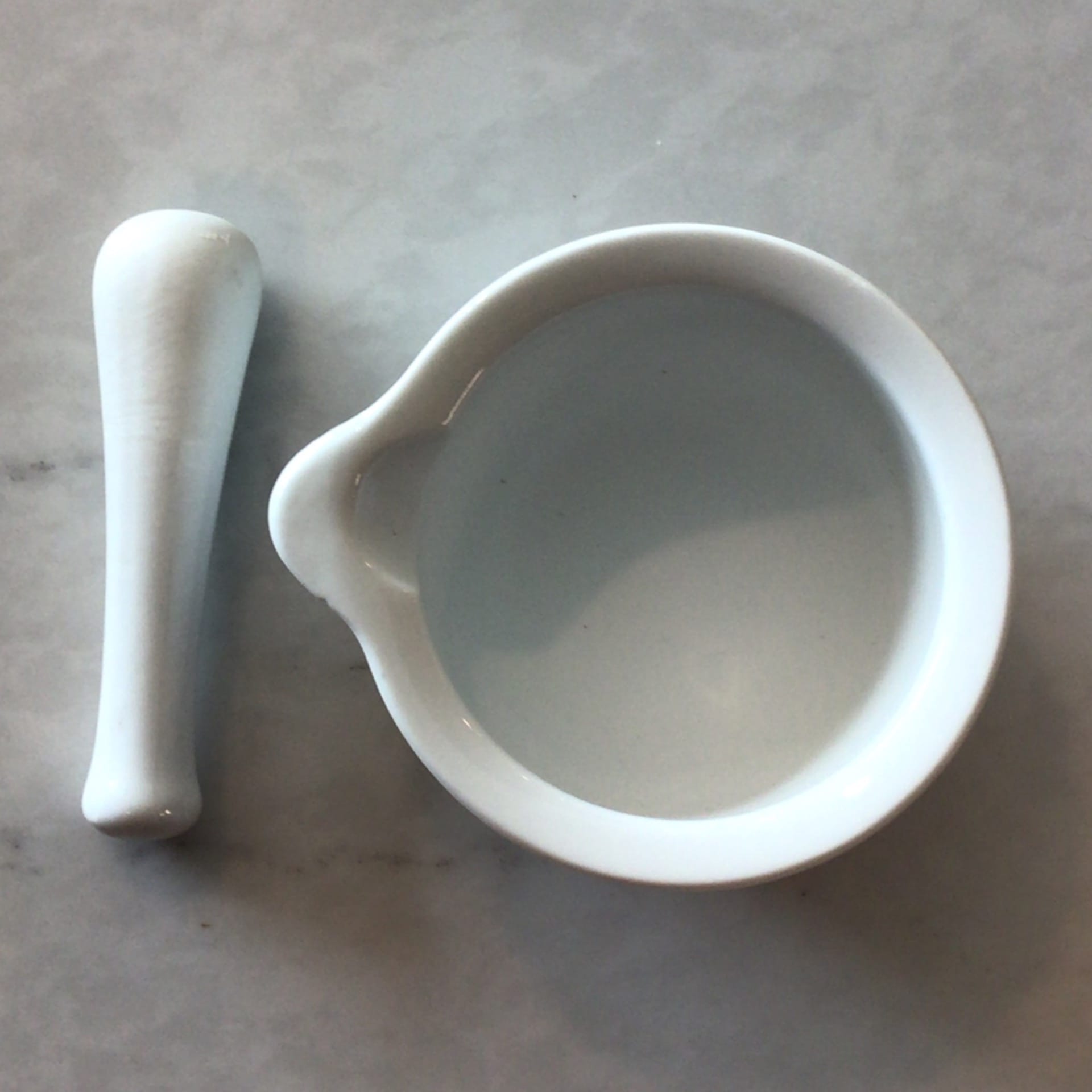 sold out white porcelain mortar and pestle 125 cup