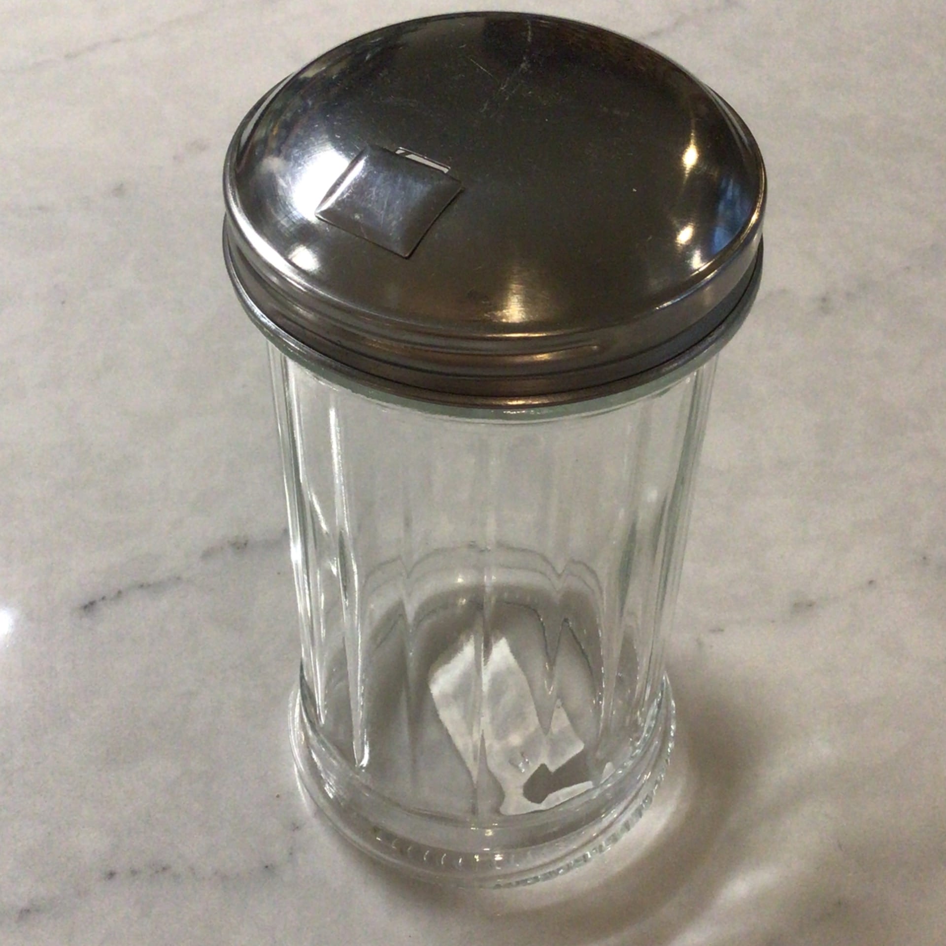 sold out unbranded pouring jar glass and stainless with pour spout