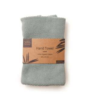 Wild & Stone Organic Cotton Hand Towel - Dove Grey