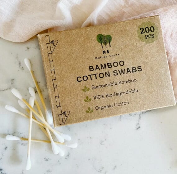 me mother earth bamboo and organic cotton swabs