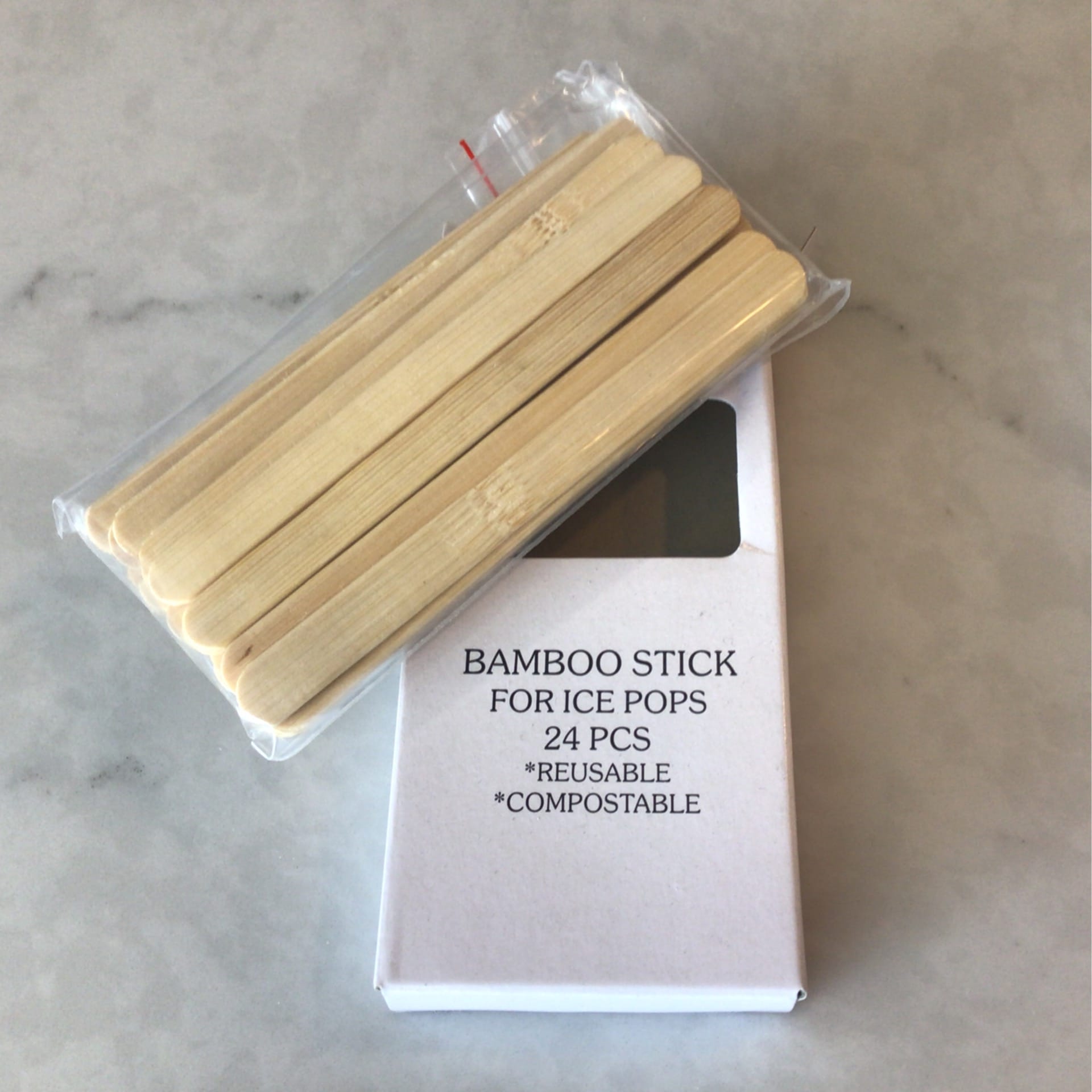 onyx bamboo ice pop stick 24 piece