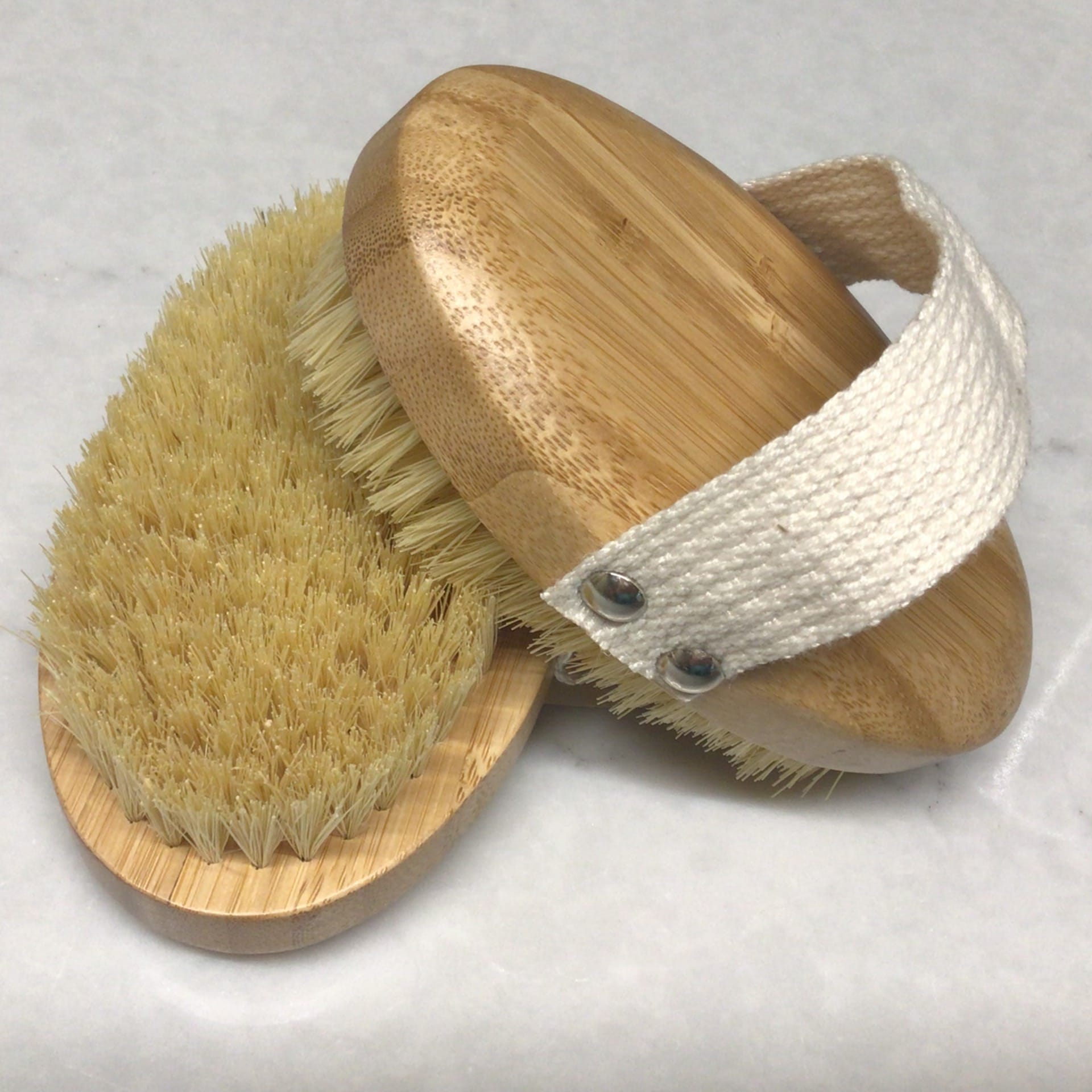 unbranded bamboo and sisal dry body brush