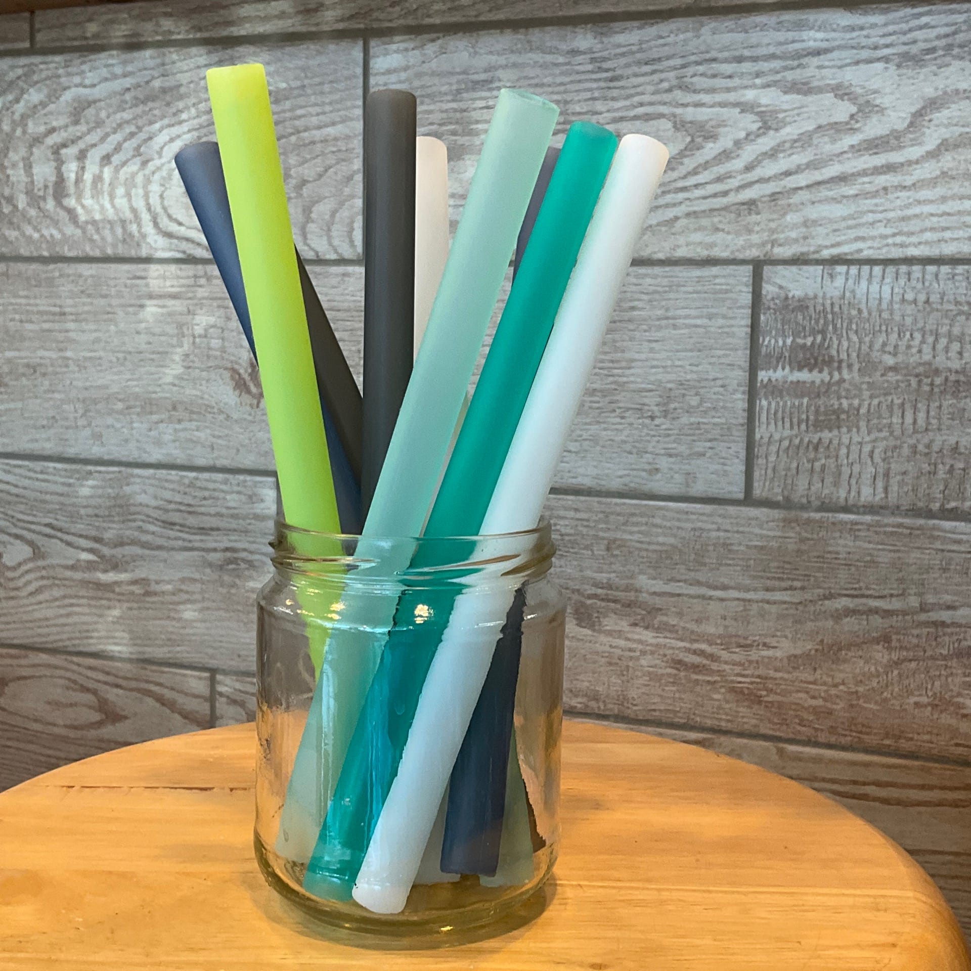 Gosili - X-Wide Silicone Straws - exist green